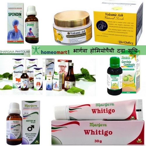 homeopathy dawa soochi, bhargava homeopathic chikitsa