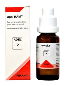 Adel 2 Apo-Ham Drops for Piles Hemorrhoids in hindi bavaaseer ki dawa