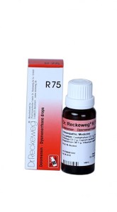 R75 homeopathy medicine in Hindi dysmenorrhoea ka ilaj masik srav treatment