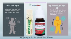 सर्दी और फ्लू की होम्योपैथिक दवा, Flu common cold medicine List in hindi