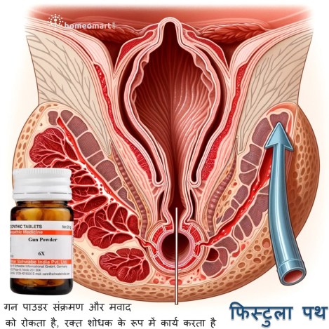 गुदा फिस्टुला के इलाज के लिए होम्योपैथी 