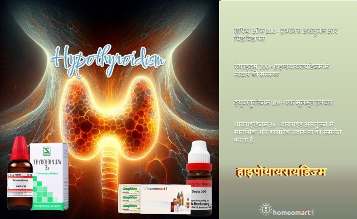  हाइपोथायरायडिज्म के लिए होम्योपैथी 