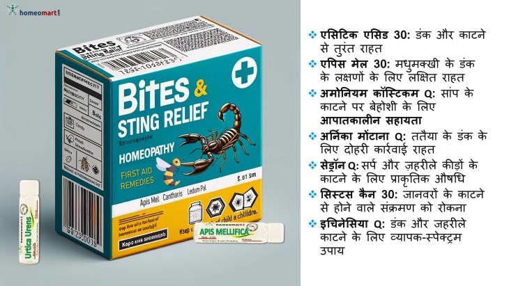 कीड़े के काटने और डंक का उपचार