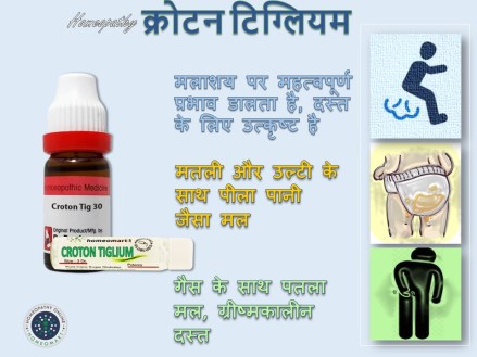 होम्योपैथी डायरिया की दवा क्रोटन टिग्लियम