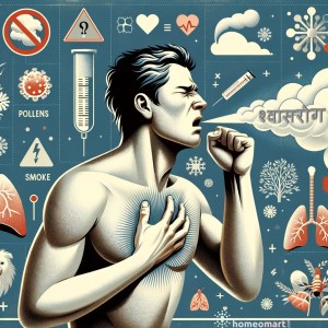 Breathing difficulty triggers in Hindi